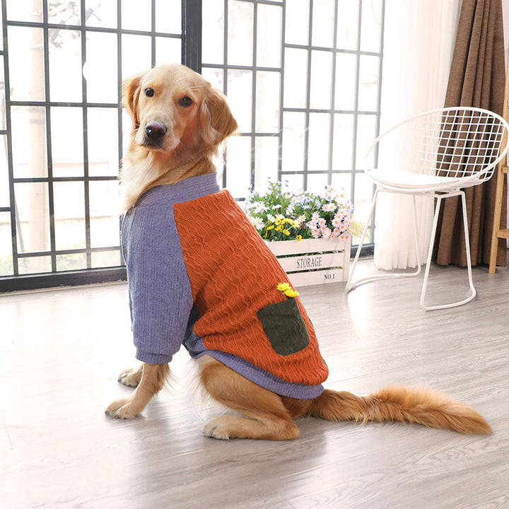 Winter Warm Fleece Jacket for Large Pets