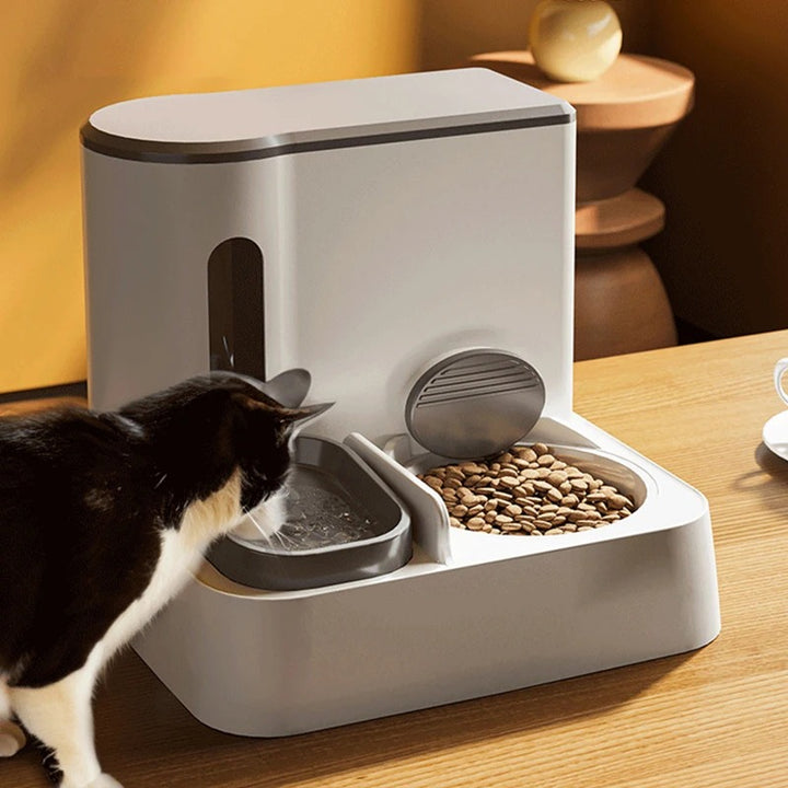 Automatic Double Pet Feeder and Water Dispenser
