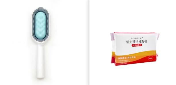 Pet Dematting Grooming Brush for Hair and Fur Removal