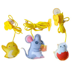 Interactive Telescopic Rope Mouse Toy
