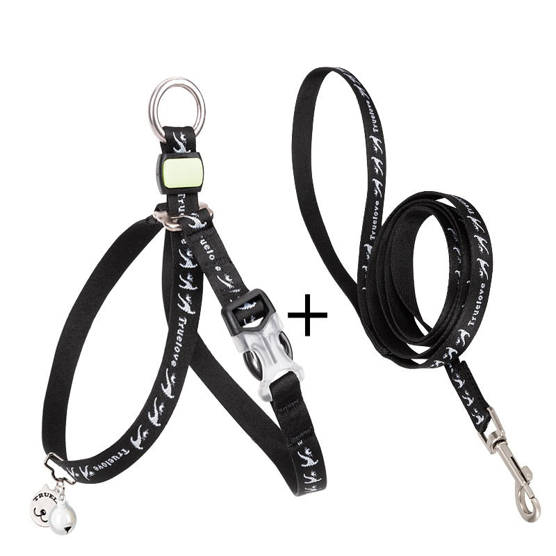 Multi-Functional Pet Bell Chest Strap Harness Leash