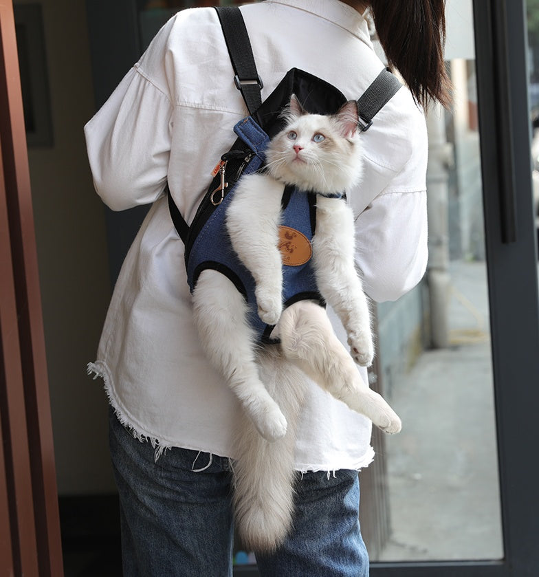 Portable Pet Backpack Lightweight Spring Outing Carrier