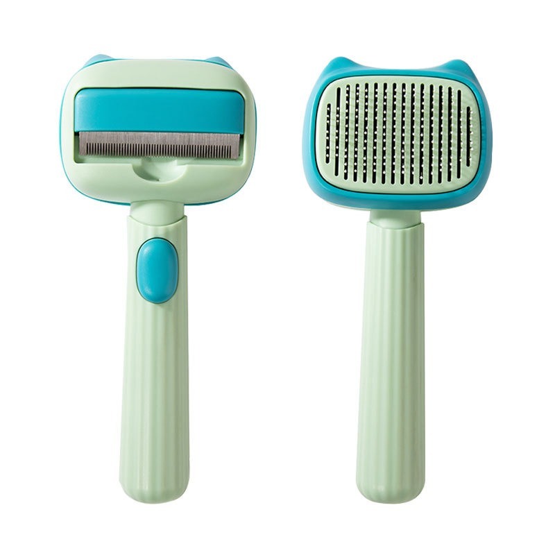 Pet Deshedding and Dematting Grooming Brush for All Breeds