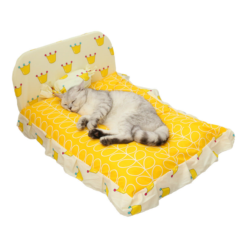 Teddy Plush Bed for Small Pets