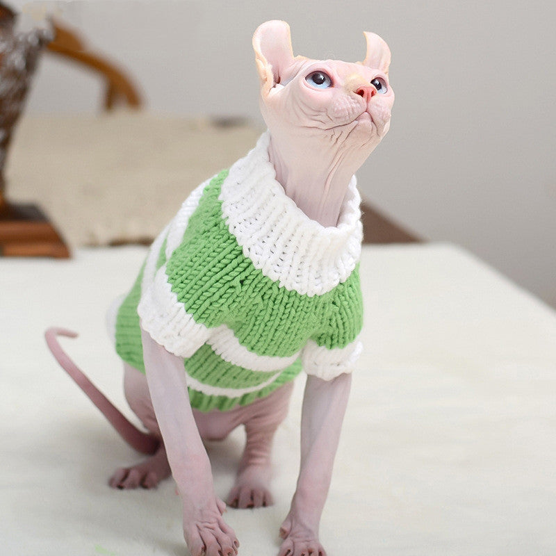 Warm Knit Sweater Cozy Pet Wear