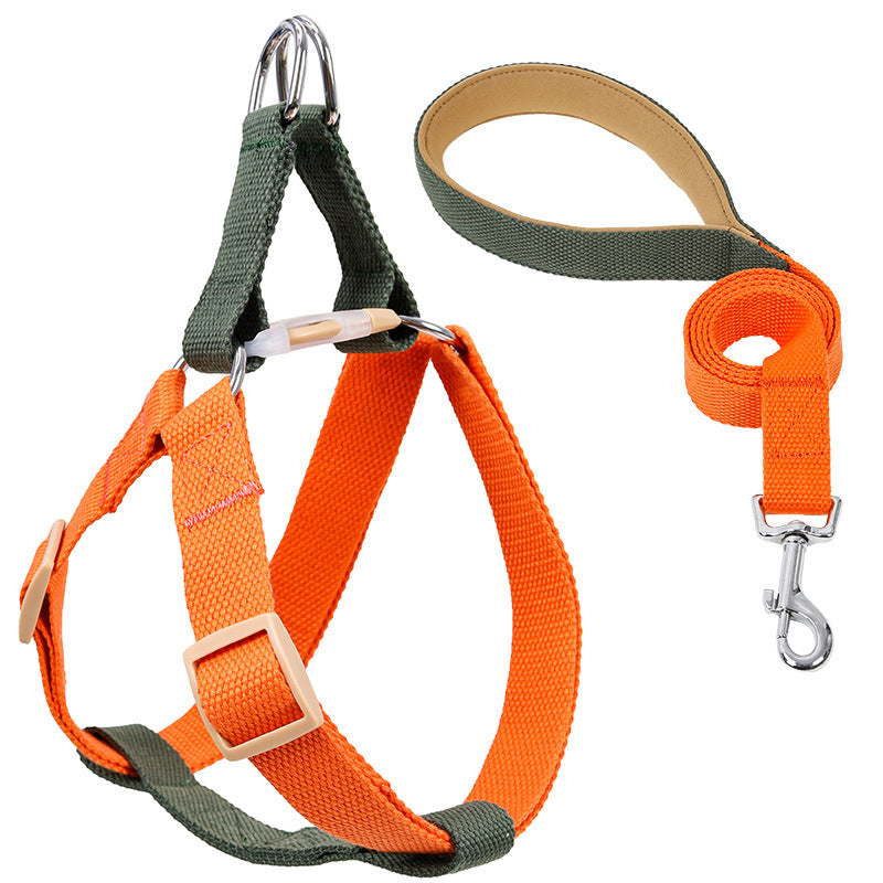 Colorful Pet Drawstring Vest Harness Leash