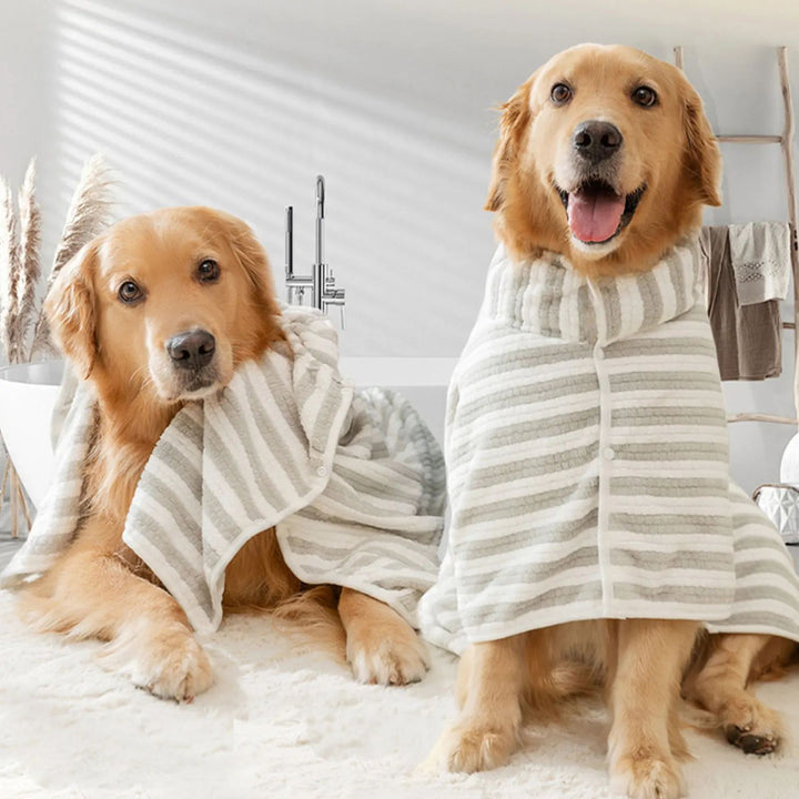 Ultra-Absorbent Quick-Dry Pet Bath Towel for All Sizes