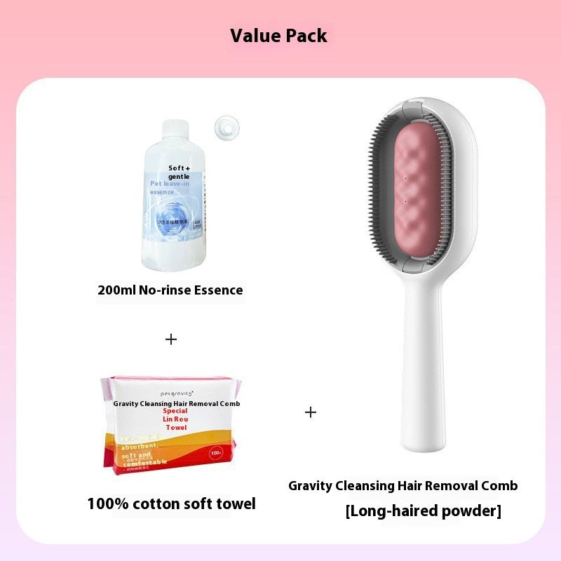 Pet Dematting Grooming Brush for Hair and Fur Removal