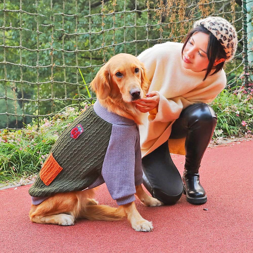 Winter Warm Fleece Jacket for Large Pets