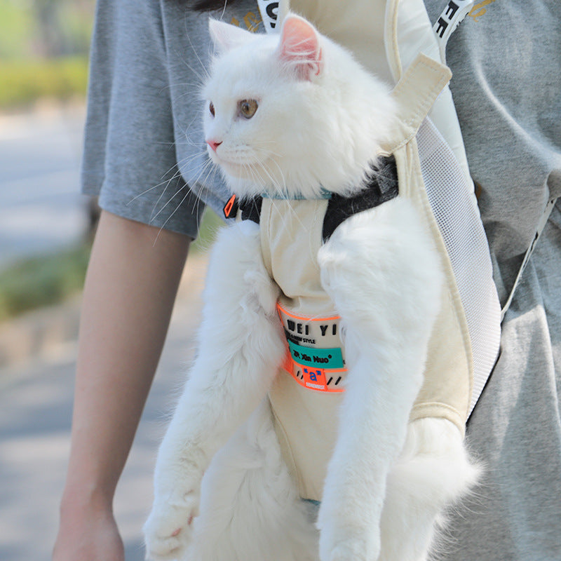 Portable Pet Shoulder Backpack Carrier For Outings