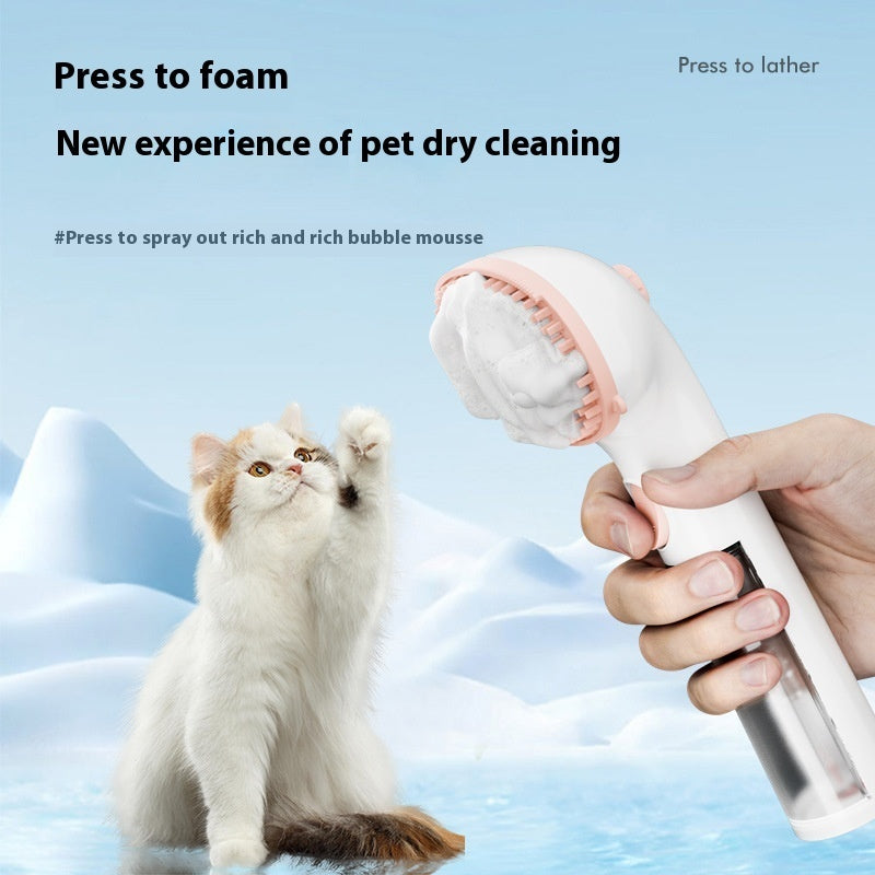 3-in-1 Pet Steam Brush for Cleaning and Hair Removal