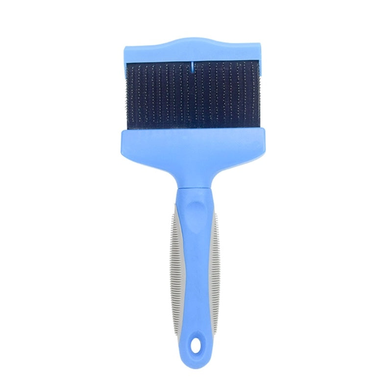 Double-Sided Pet Grooming Brush for Hair Removal and Massage