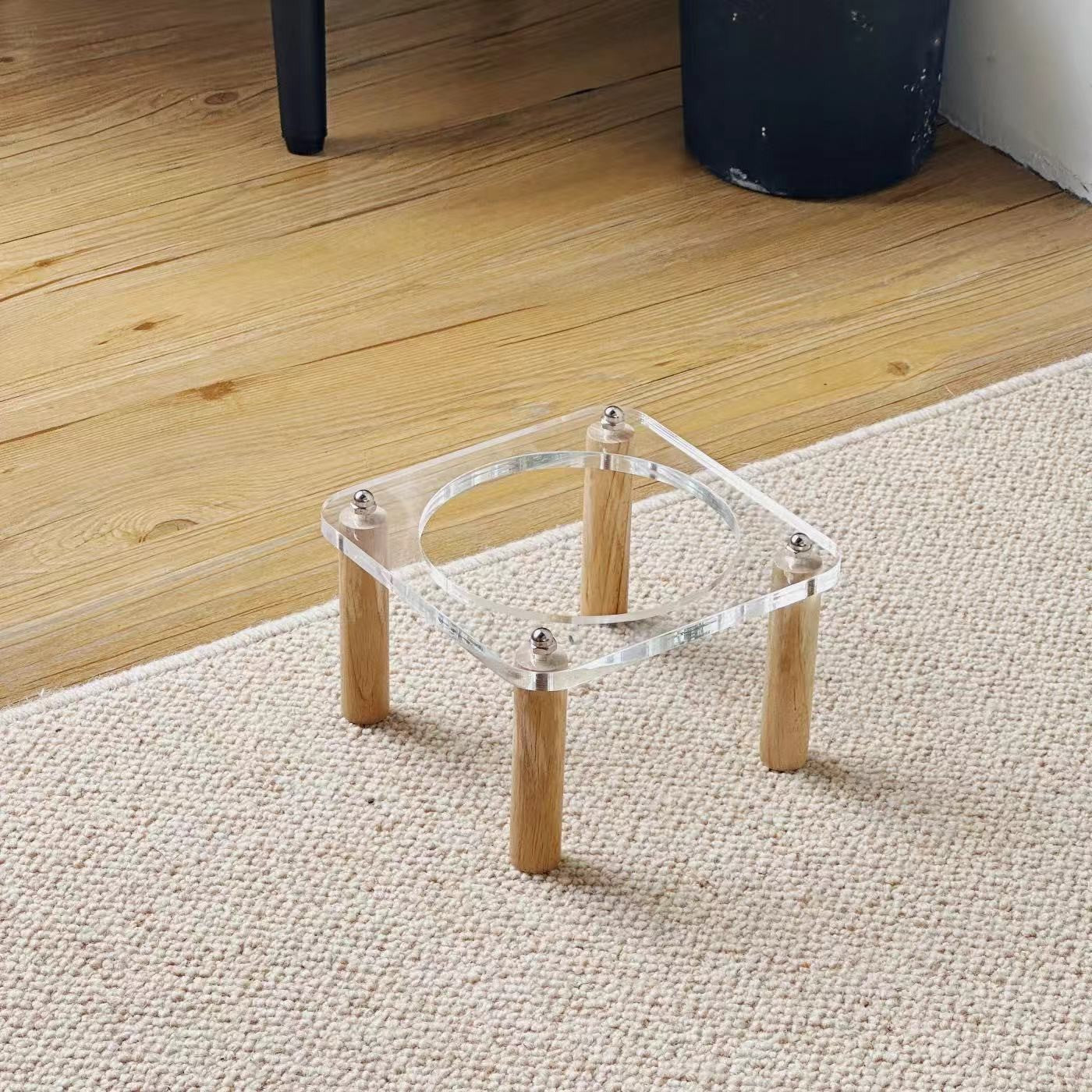 Elevated Anti-Tip Ceramic Double Pet Bowl