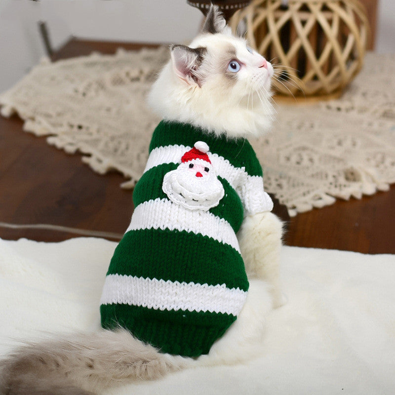 Warm Knit Sweater Cozy Pet Wear