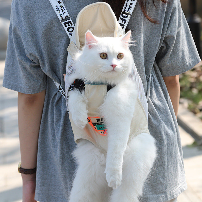 Portable Pet Shoulder Backpack Carrier For Outings