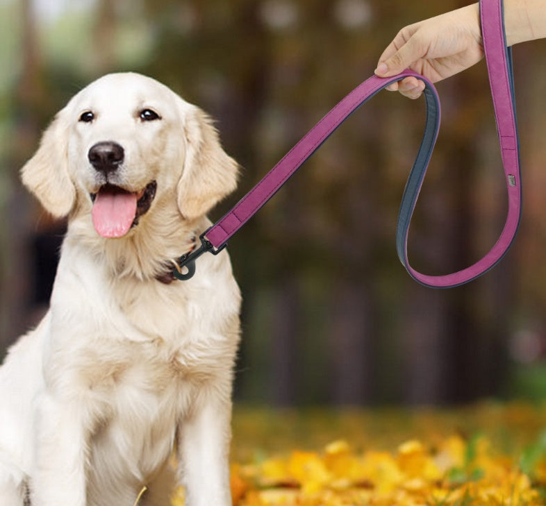 Pull Resistant Leather Pet Leash Durable Premium Design