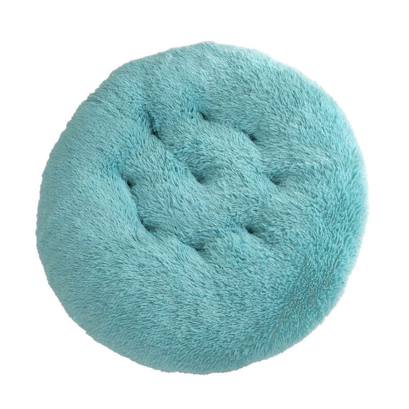 Round Plush Small Animal Bed Mat for Cozy Sleep