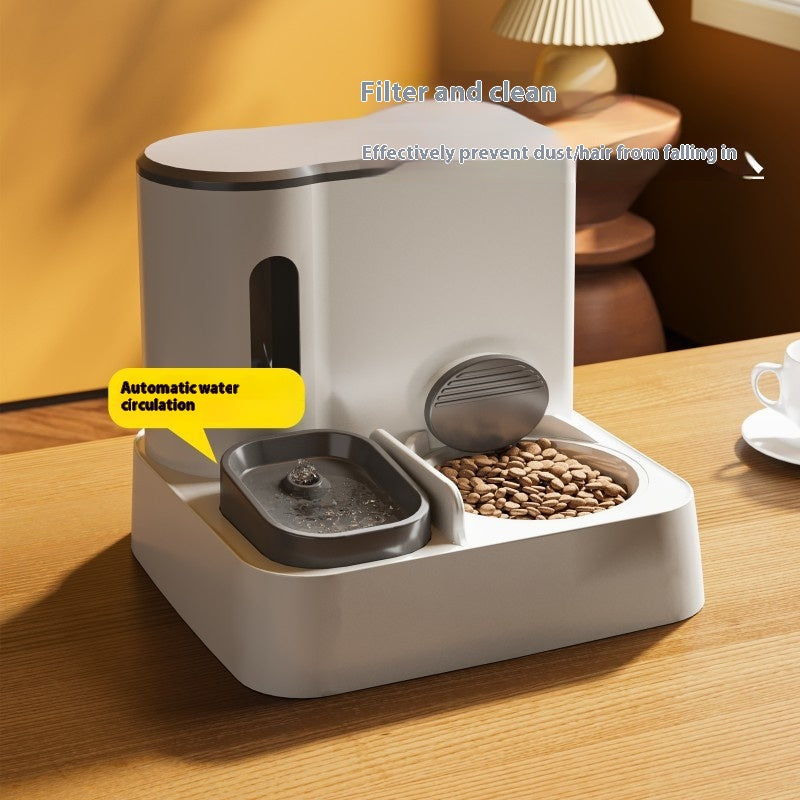 Automatic Double Pet Feeder and Water Dispenser
