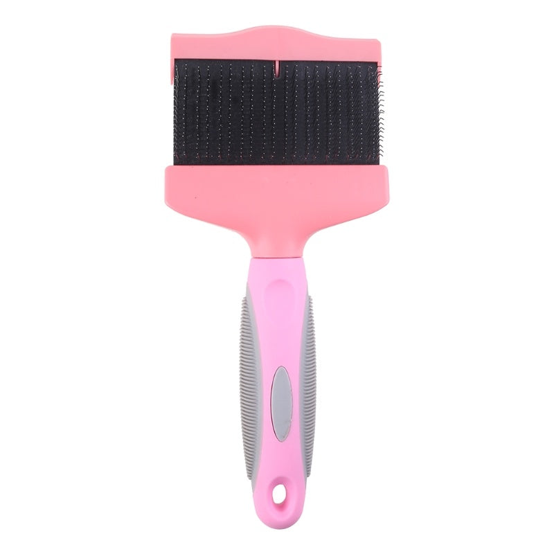 Double-Sided Pet Grooming Brush for Hair Removal and Massage