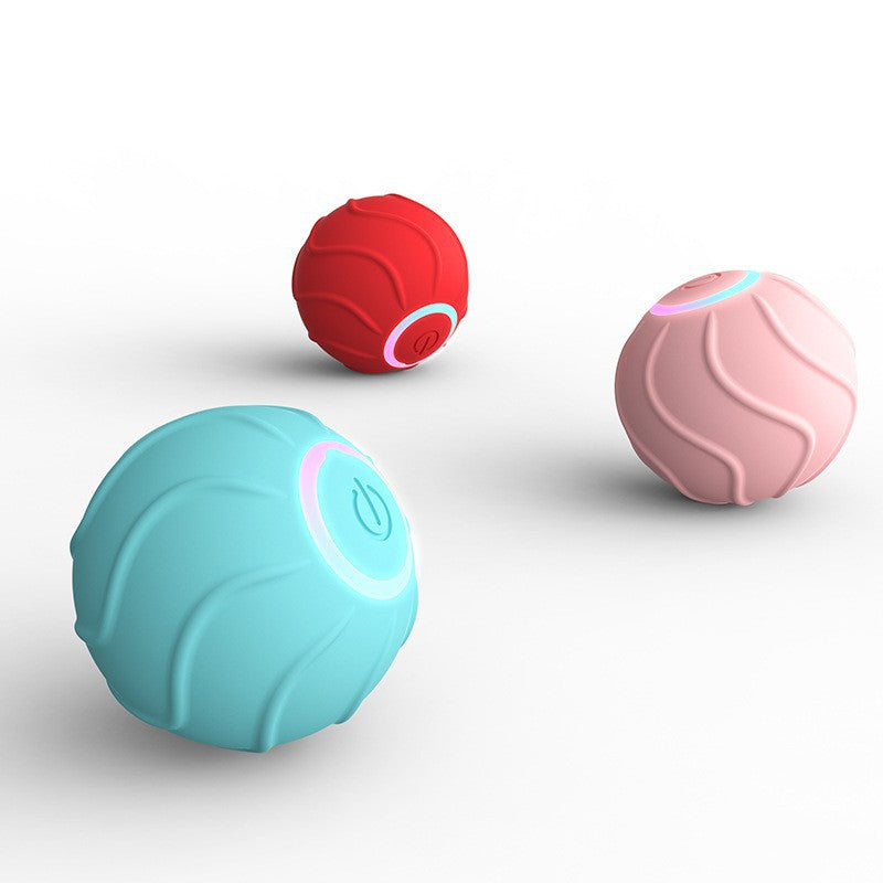 Smart USB Rechargeable Rolling Interactive Ball Toy for Pets