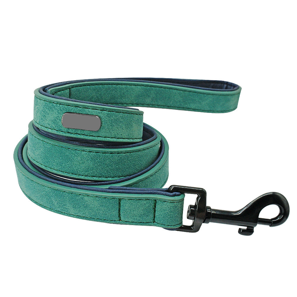 Pull Resistant Leather Pet Leash Durable Premium Design