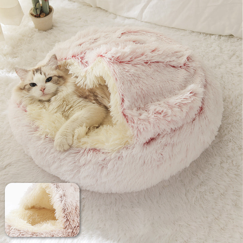 Plush Shell Cozy Pet Nest