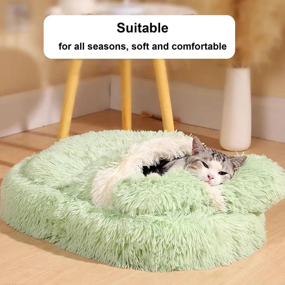 Fluffy Anti-Slip Small Animal Sleeping Nest for Winter
