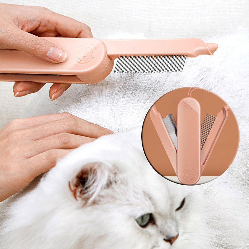 Pet Dematting Grooming Comb for Hair Removal and Massage