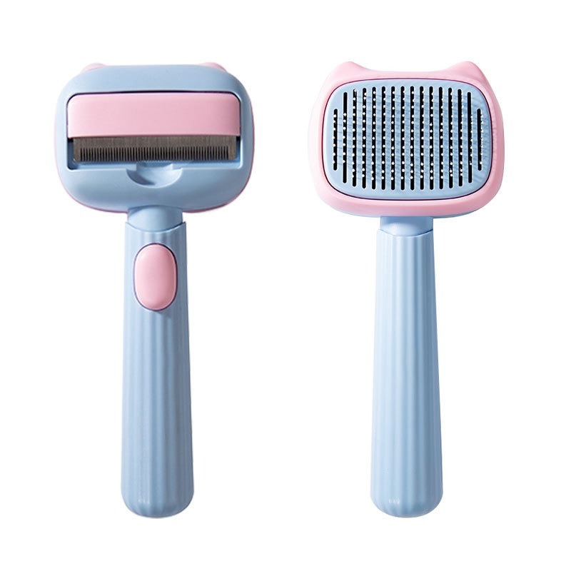 Pet Deshedding and Dematting Grooming Brush for All Breeds