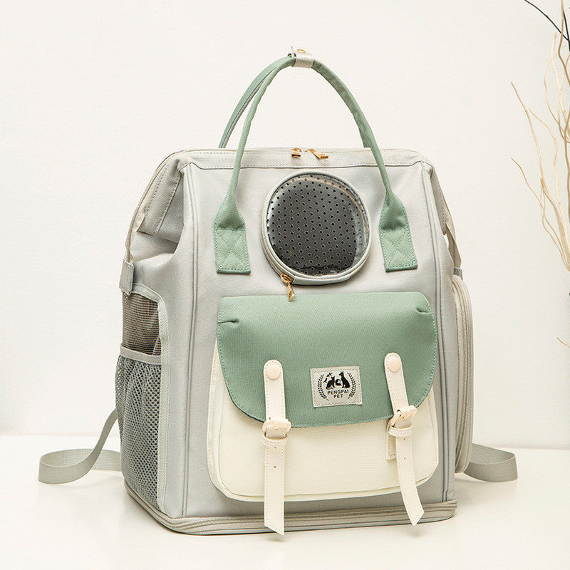 Large Capacity Breathable Portable Pet Backpack
