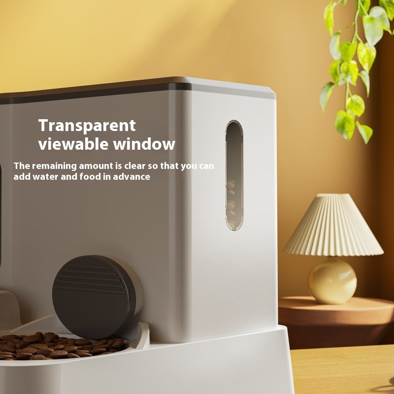 Automatic Double Pet Feeder and Water Dispenser
