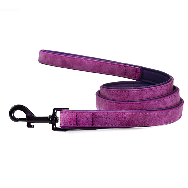Pull Resistant Leather Pet Leash Durable Premium Design
