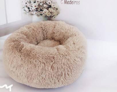 Round Plush Pet Bed Mat for Small Pets
