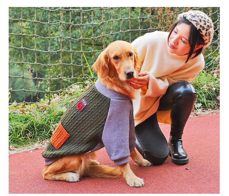 Thick Winter Sweater Warm Large Pet Wear