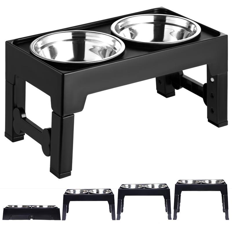 Elevated Pet Feeding Bowl with Neck Protection for Medium and Large Breeds