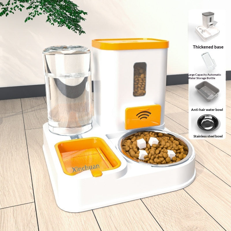 Pet Feeding and Drinking Bowl Station