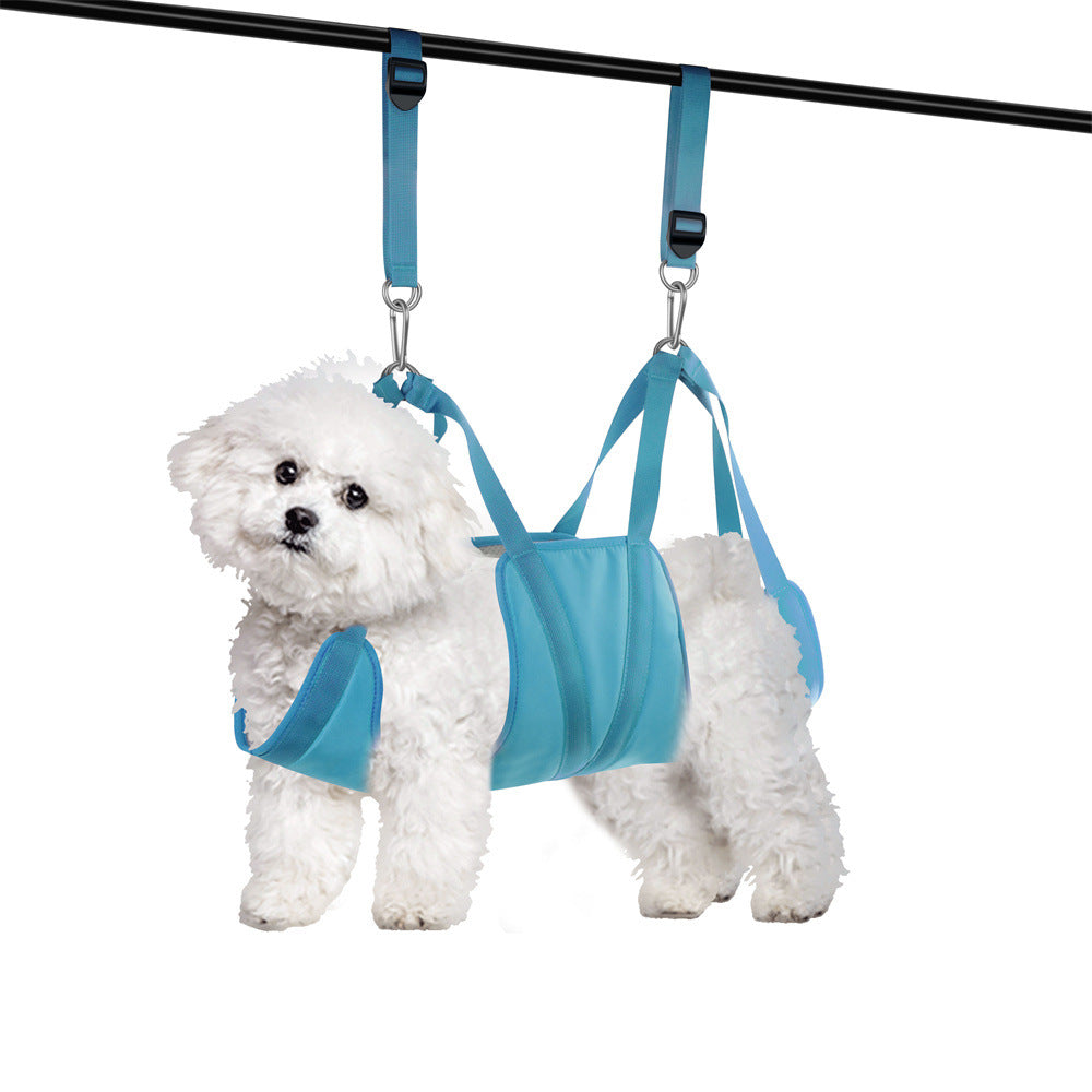 Pet Grooming Hammock with Hanging Harness and Nail Trimmer