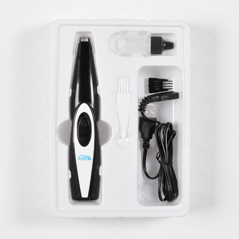USB Rechargeable Pet Nail and Hair Trimmer Grooming Tool