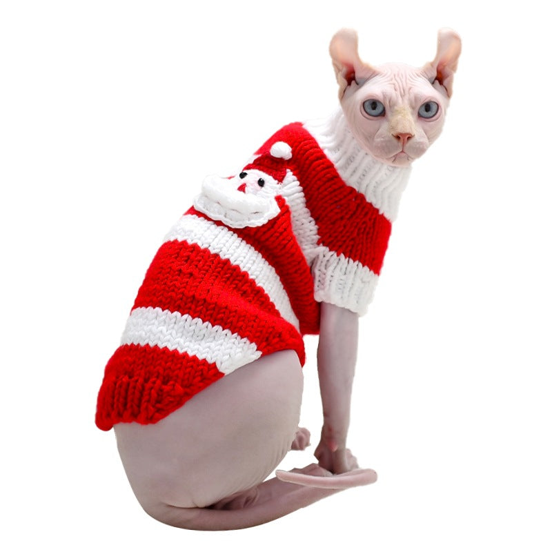 Warm Knit Sweater Cozy Pet Wear