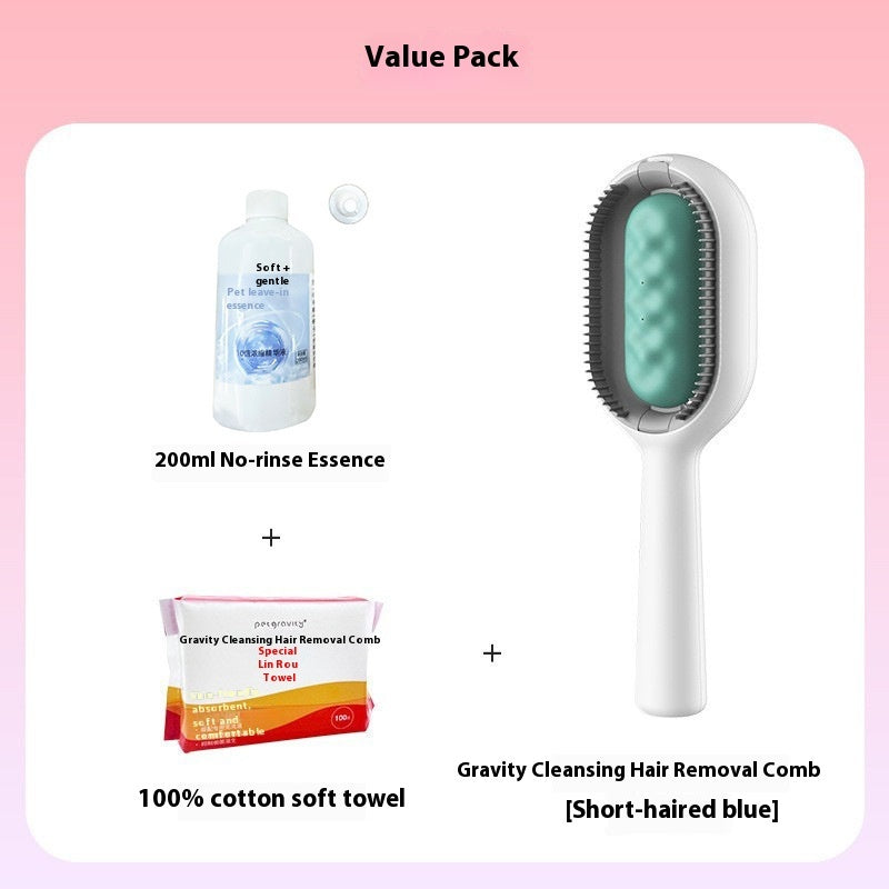 Pet Dematting Grooming Brush for Hair and Fur Removal