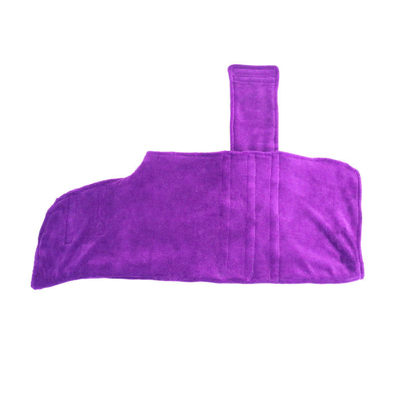 Waist-Wrapped Microfiber Pet Bath Drying Towel