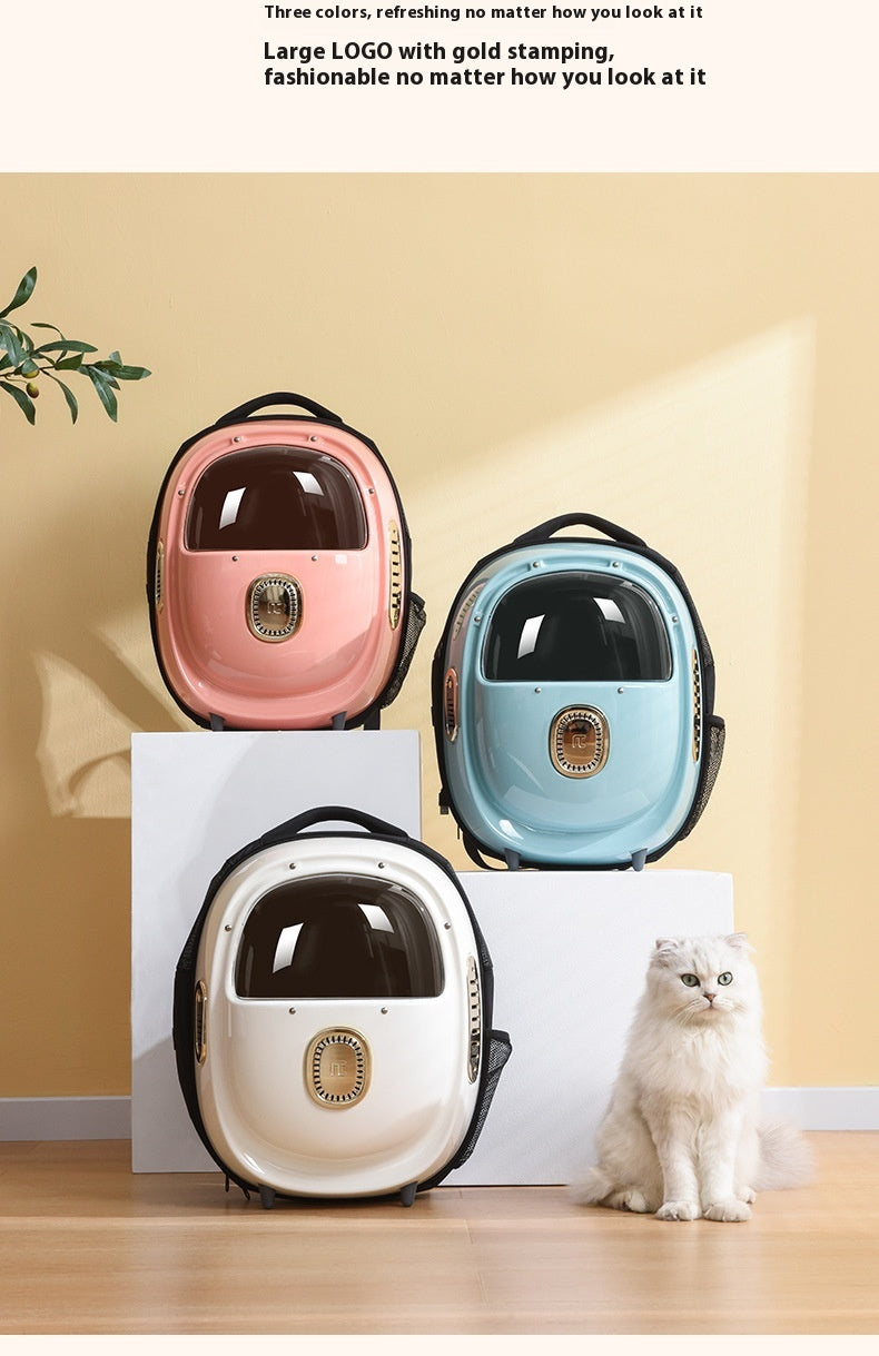 Pet Backpack Astronaut Bag With Heating And Ventilation