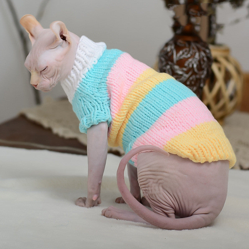 Warm Knit Sweater Cozy Pet Wear