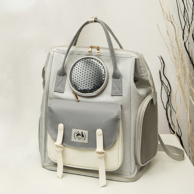 Large Capacity Breathable Portable Pet Backpack