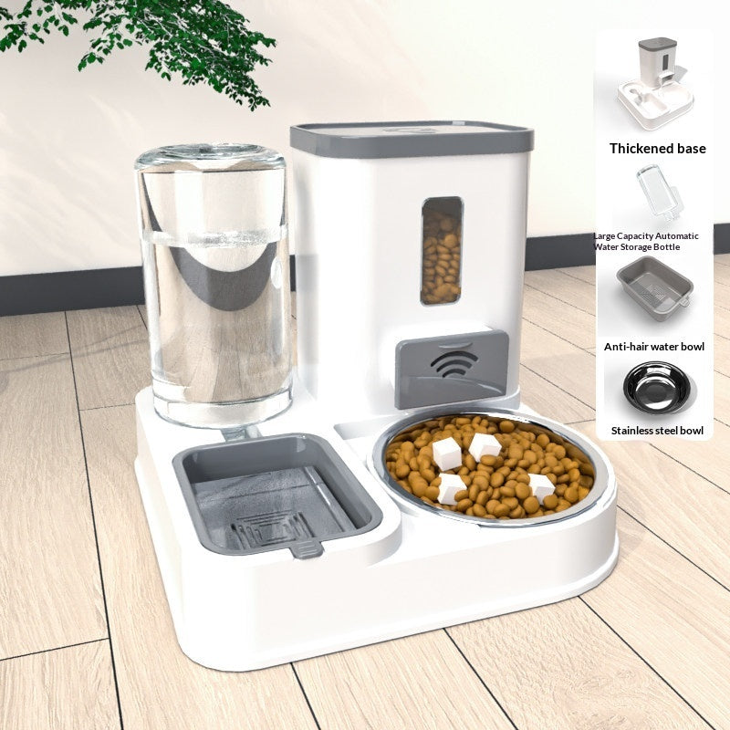 Pet Feeding and Drinking Bowl Station