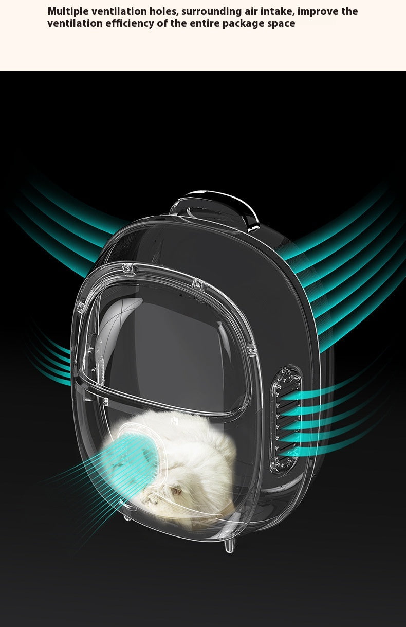 Pet Backpack Astronaut Bag With Heating And Ventilation