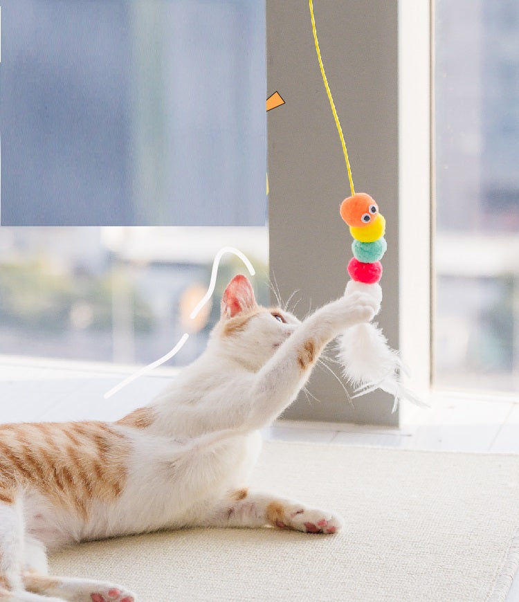 Interactive Telescopic Rope Mouse Toy