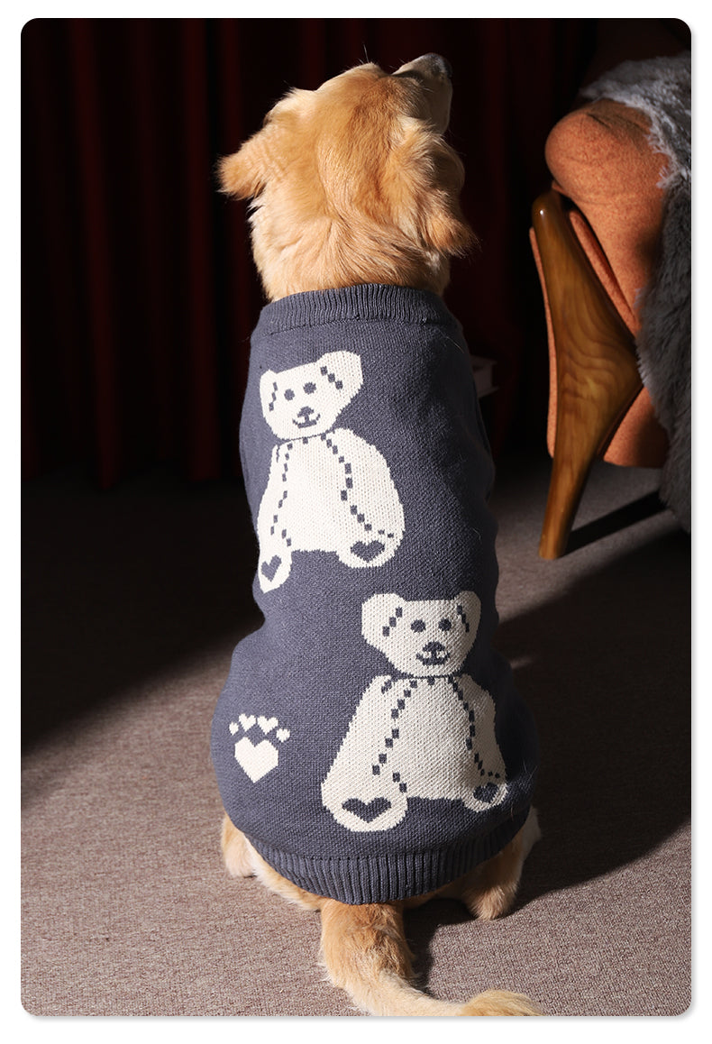 Thick Winter Sweater Warm Large Pet Wear