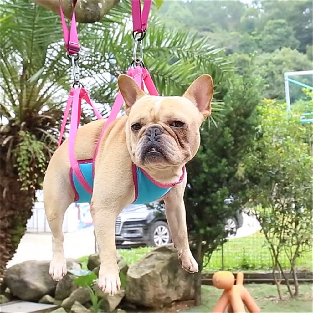 Pet Grooming Hammock with Hanging Harness and Nail Trimmer