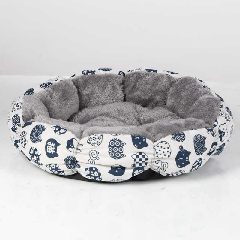 Calming Donut Plush Bed for Small Animals